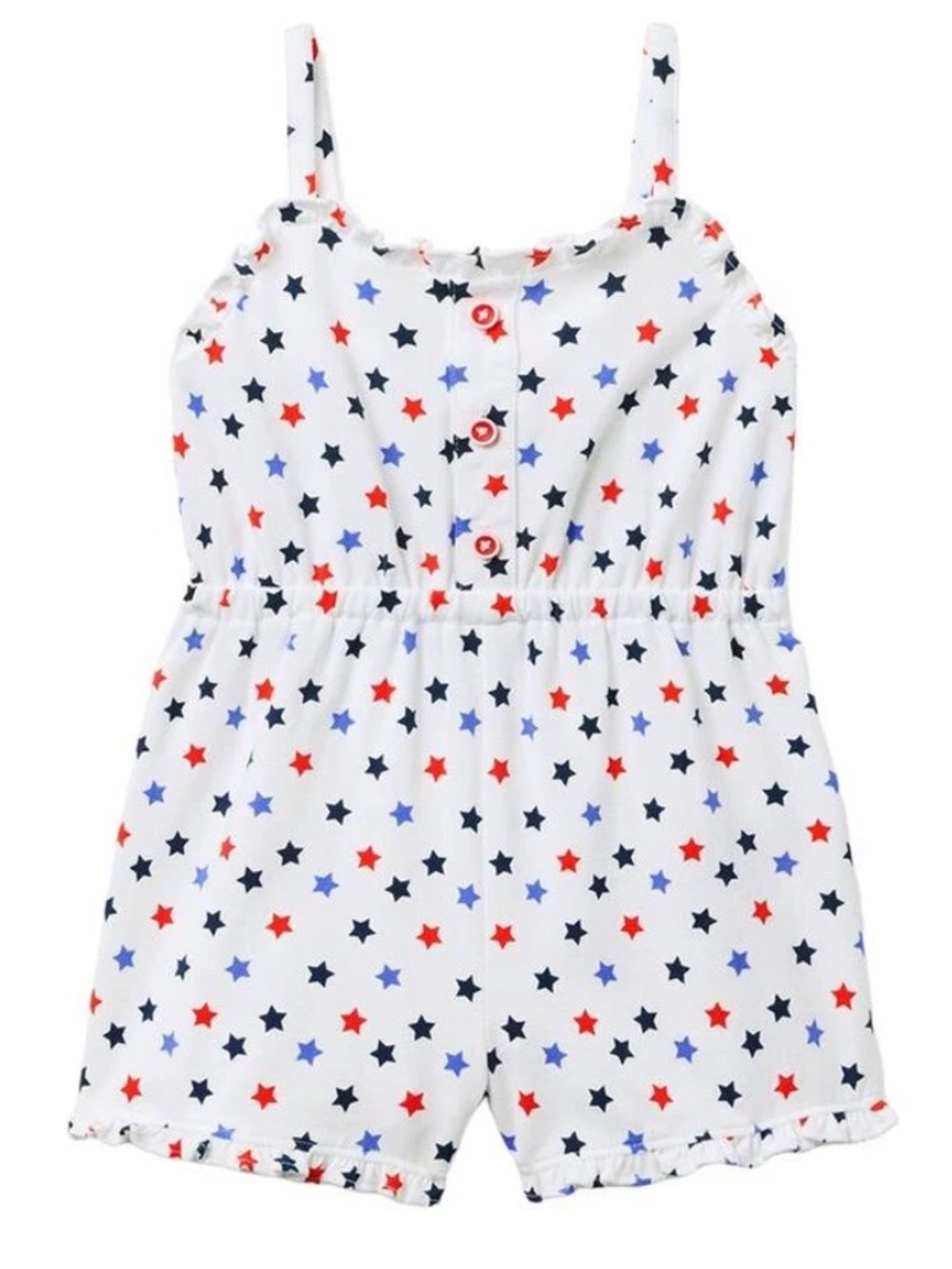 Janie and Jack Star-Print Sleeveless Romper